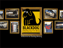 Tablet Screenshot of blackdog-werbung.de